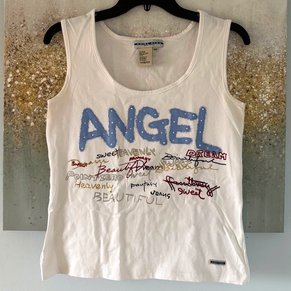 Point Zero Rhinestone Top (NWOT) - Picture 1 of 14